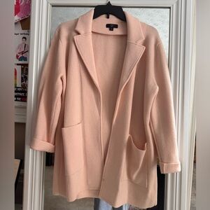 J.Crew Pale Pink Cotton Blazer